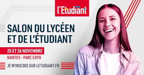 Salon de L'Etudiant les 25 et 26 novembre 2022