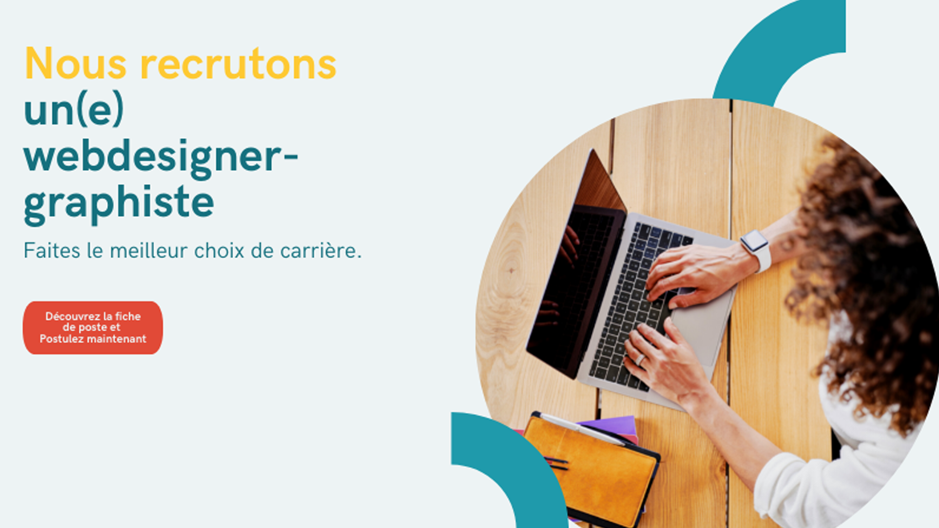 Recrutons webdesigner-graphiste