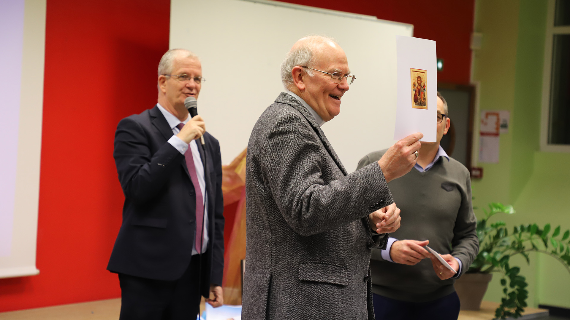 Soirée de départ de Monseigneur James