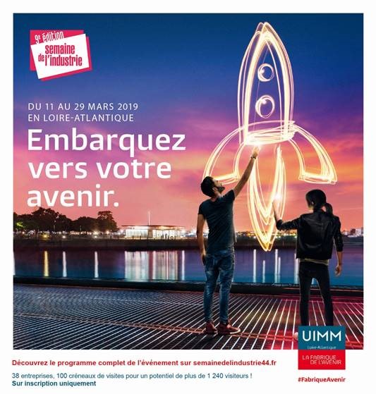 Affiche Semaine de l'Industrie en Loire-Atlantique